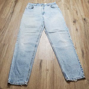Vintage Levi's 921 Orange Tab Wm's 14 Med High Waist Nineties Distressed Jeans.
